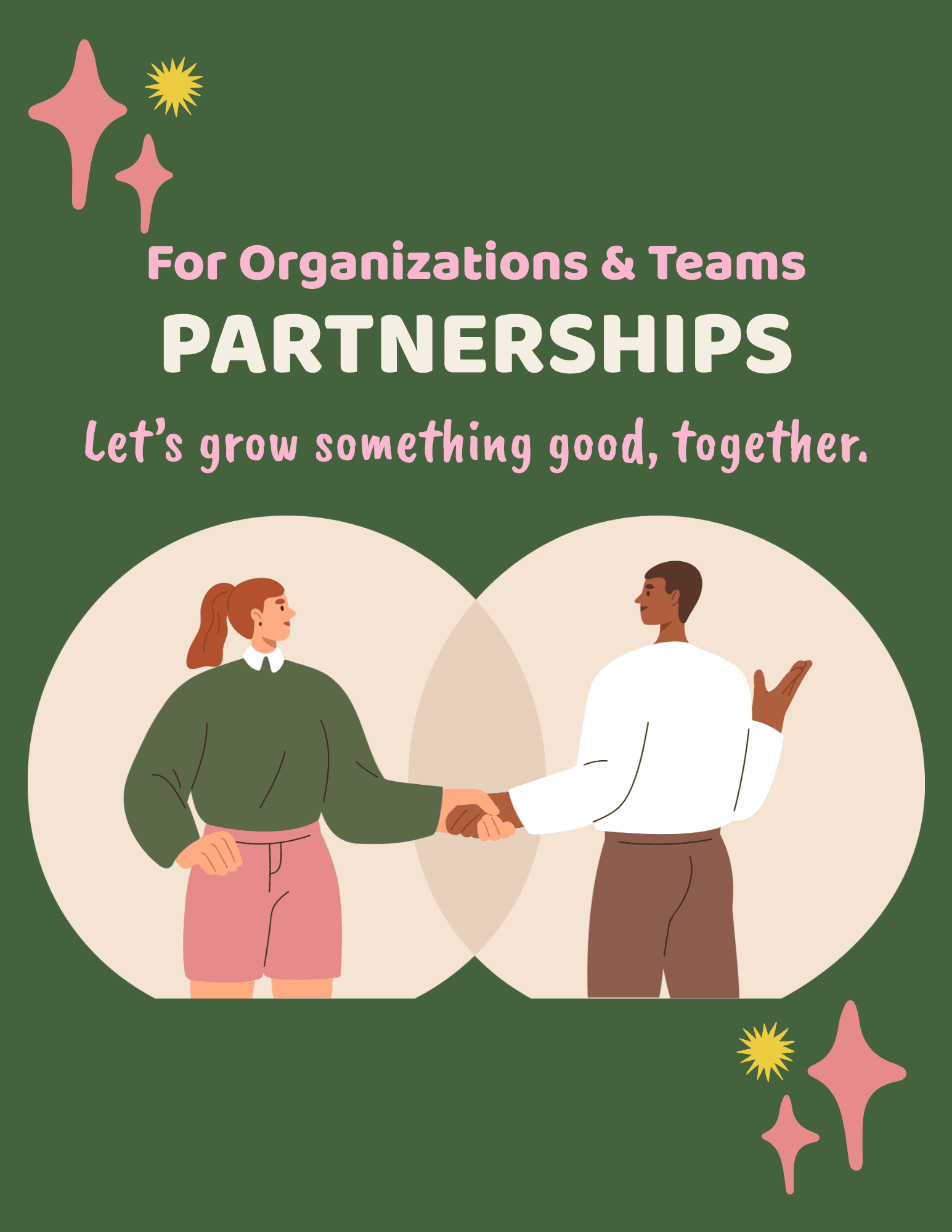 Partnerships for Organizations & Teams